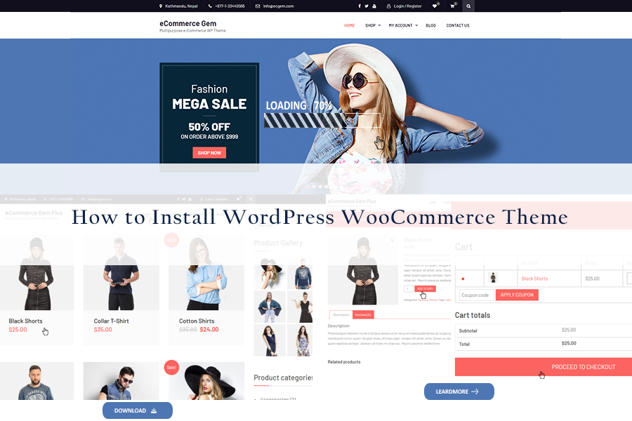How to Install WordPress WooCommerce Theme