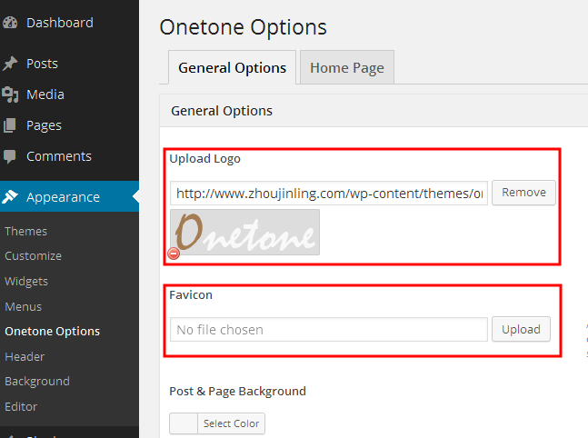 Onetone wordpress theme