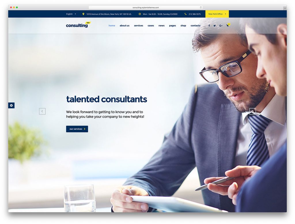 business wordpress themes consulting
