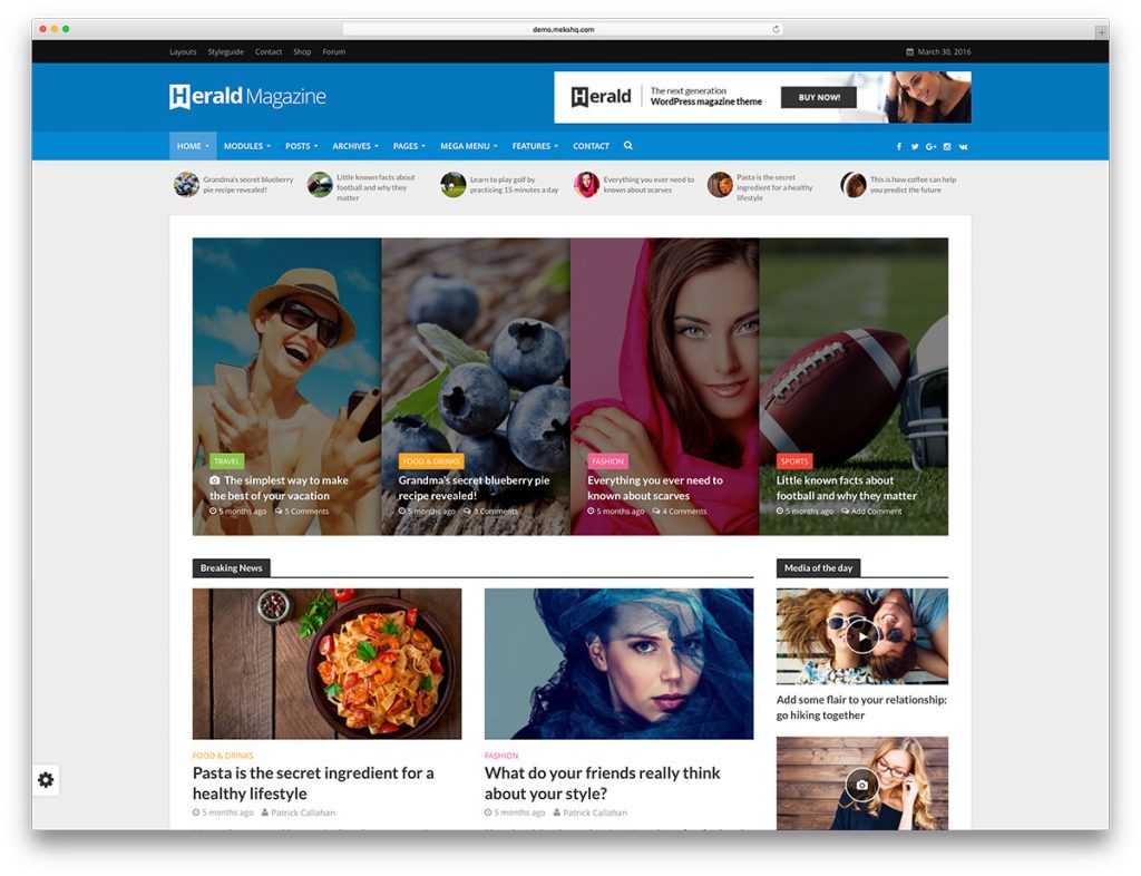 WordPress Magazine Themes