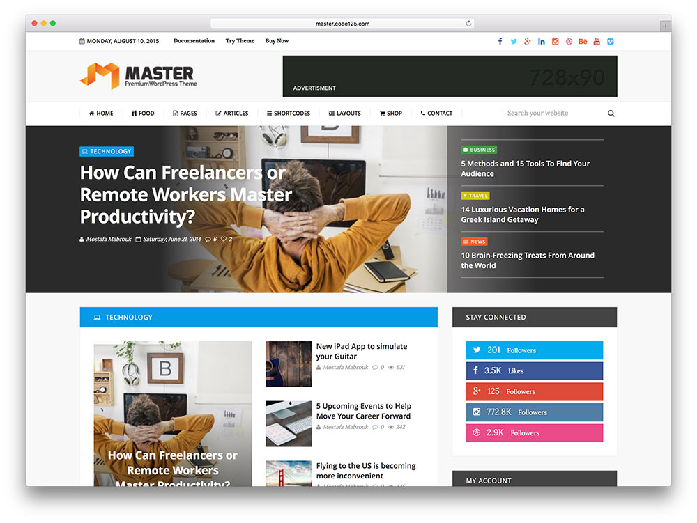 News WordPress Themes Master