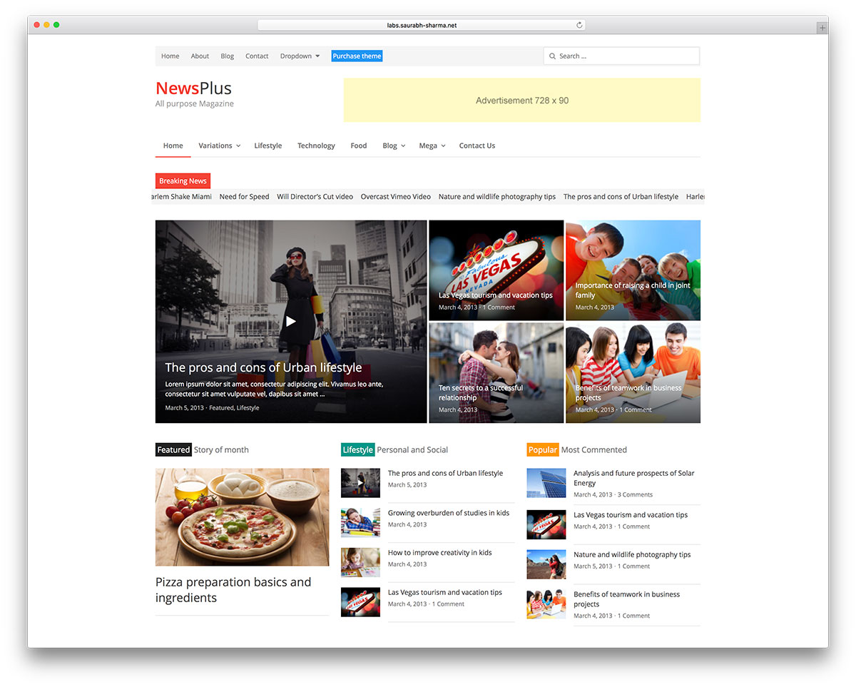 News WordPress Themes NewsPlus