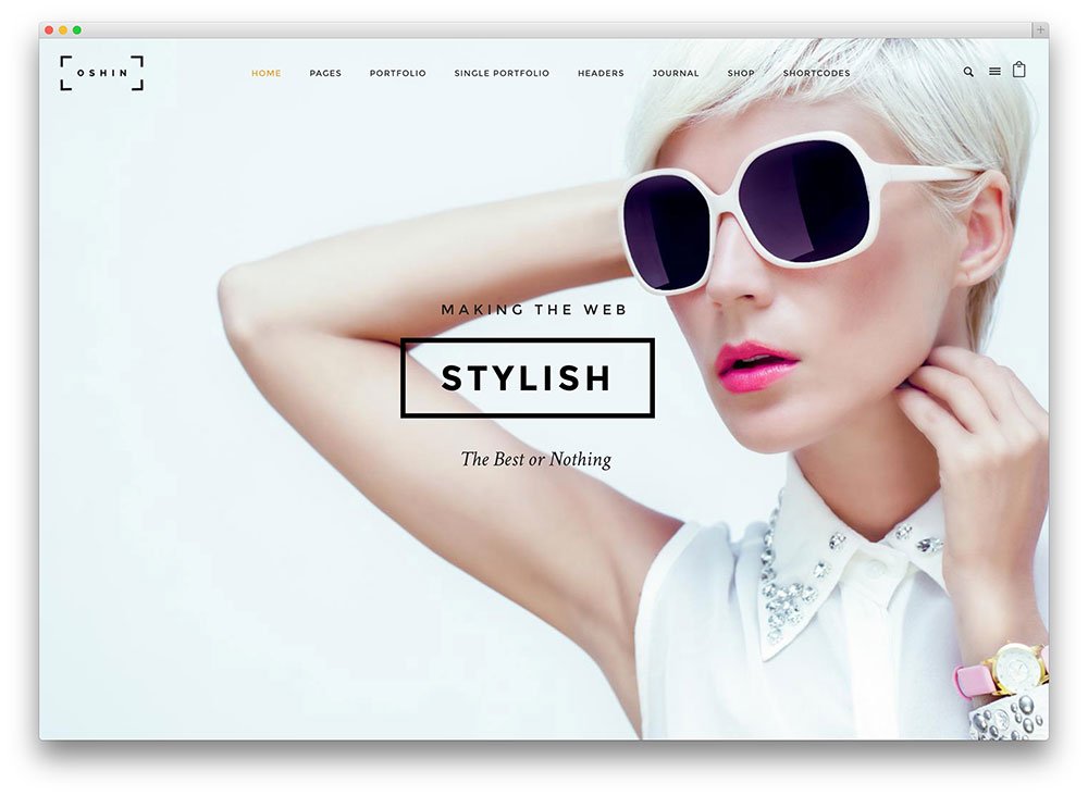 minimalist wordpress themes oshine