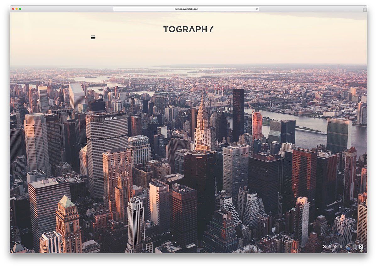 minimalist wordpress themes tography