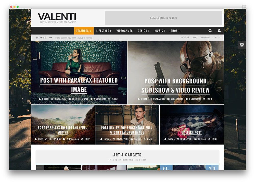News WordPress Themes Valenti