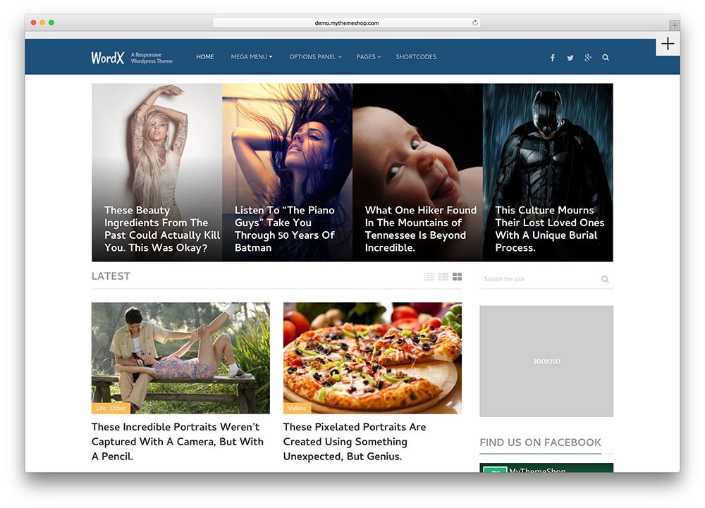 News WordPress Themes WordX