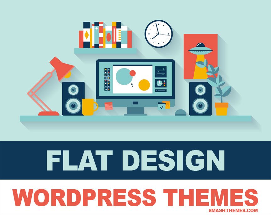 Flat Design WordPress Themes