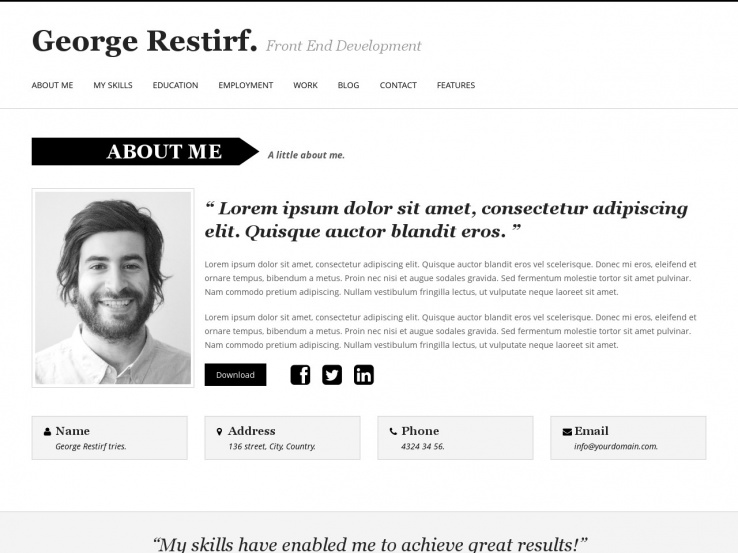 free usable resume templates