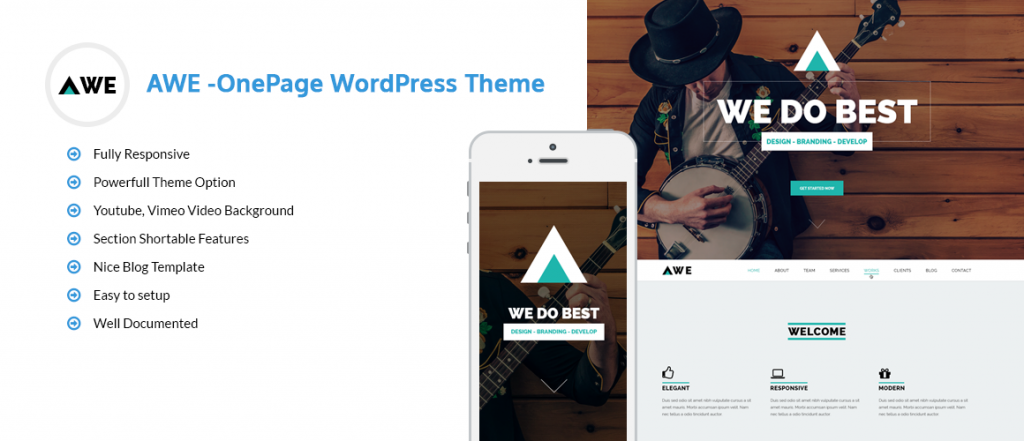 free business wordpress themes AWE