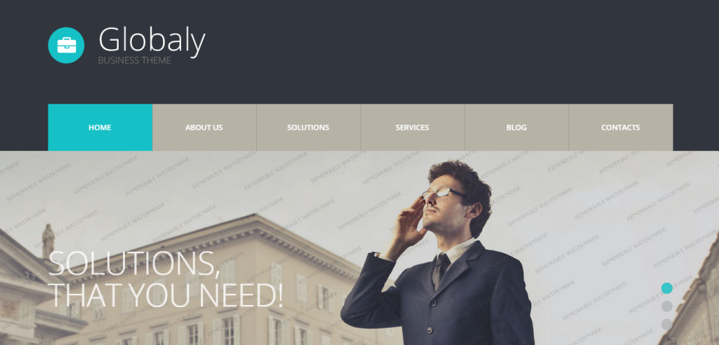 free business wordpress themes Gobaly