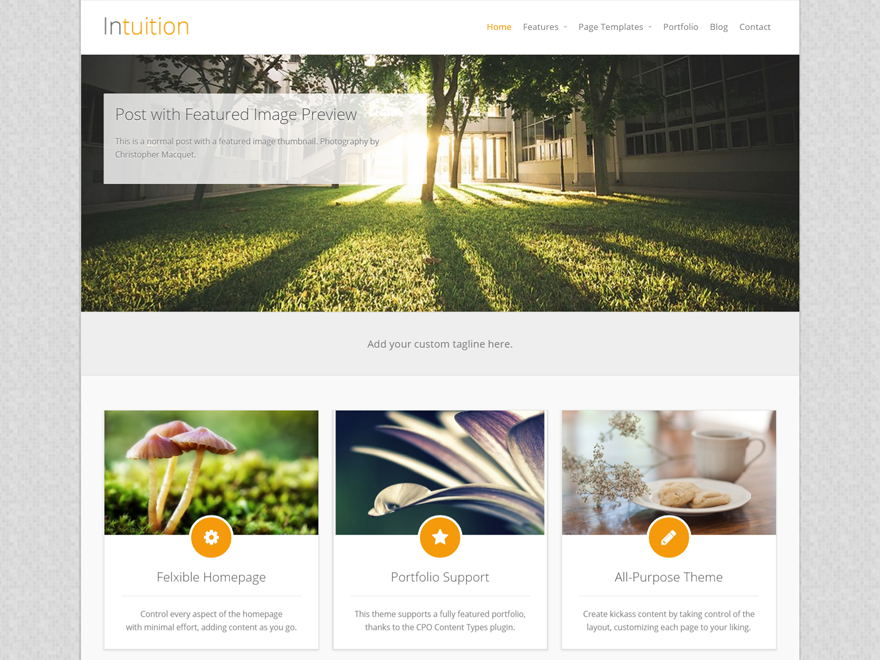 free woocommerce wordpress themes Intuition