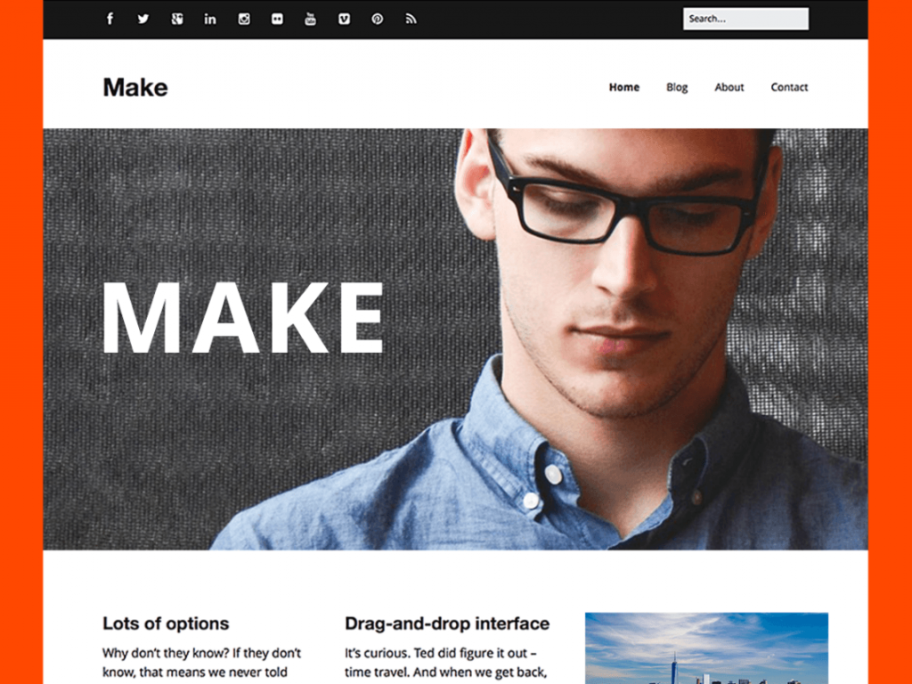 free portfolio wordpress themes make