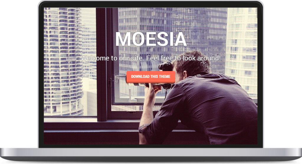 parallax scrolling wordpress themes moesia