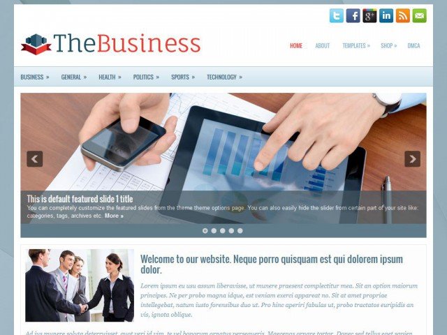 free business wordpress themes th business
