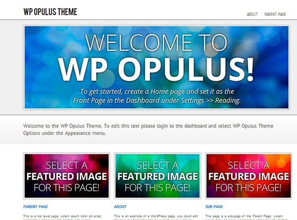 free business wordpress themes wp opulus