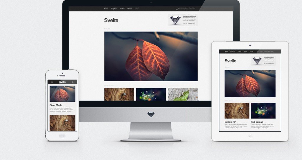 free portfolio wordpress themes Svelte