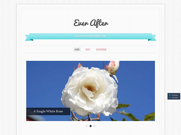 wedding wordpress themes EVER AFTER