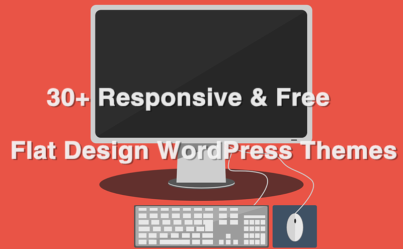 Free Flat Design WordPress Themes