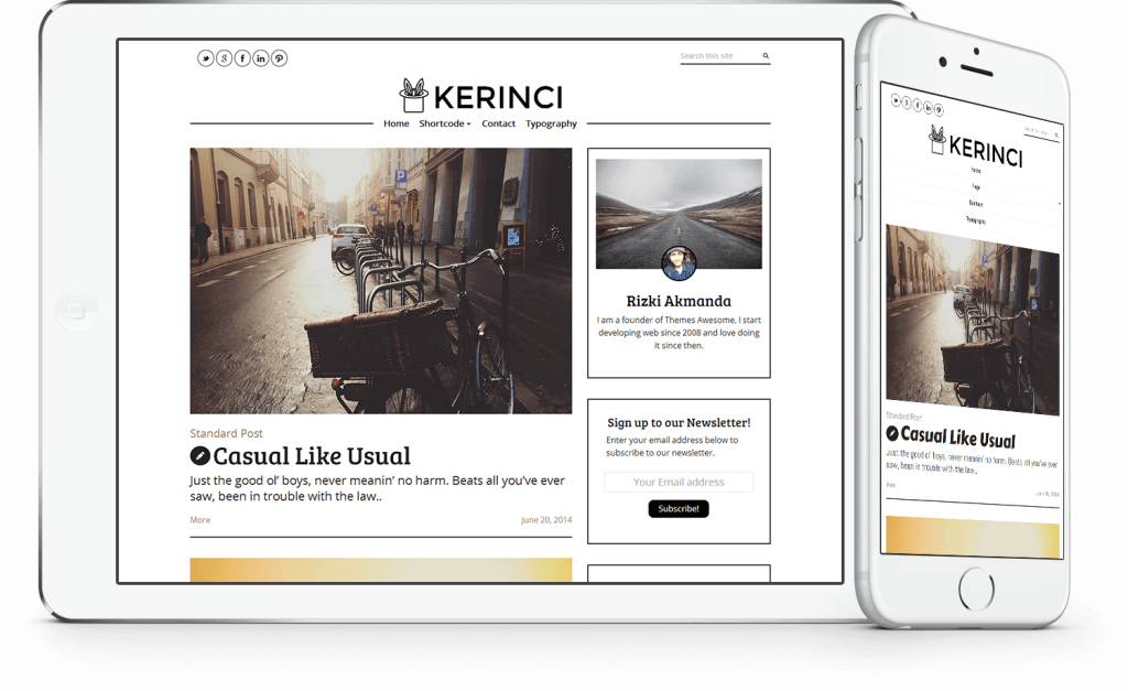 free travel wordpress themes kerinci