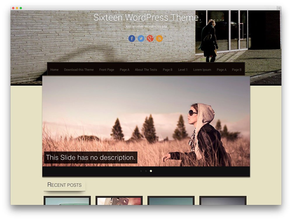 Photography WordPress Themes sixteen
