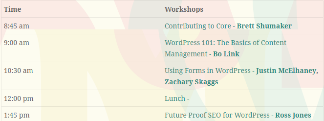 schedule-2-wordcamp-nashville