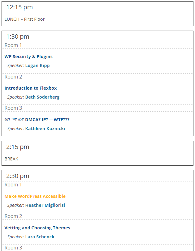 schedule-2wordcamp-pittsburgh