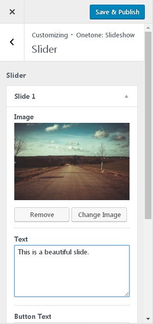 customize-onetone-slideshow-assign-slider
