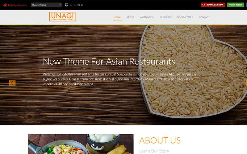chinese-WordPress-restaurant-theme