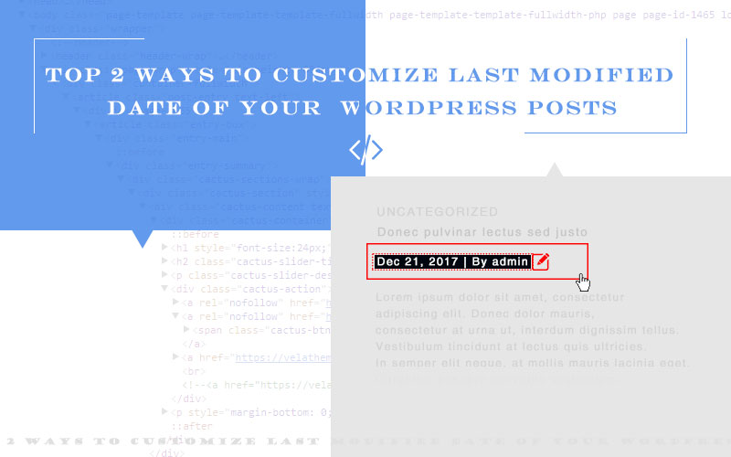 customize last modified date wordpress posts customize last modified date wordpress posts